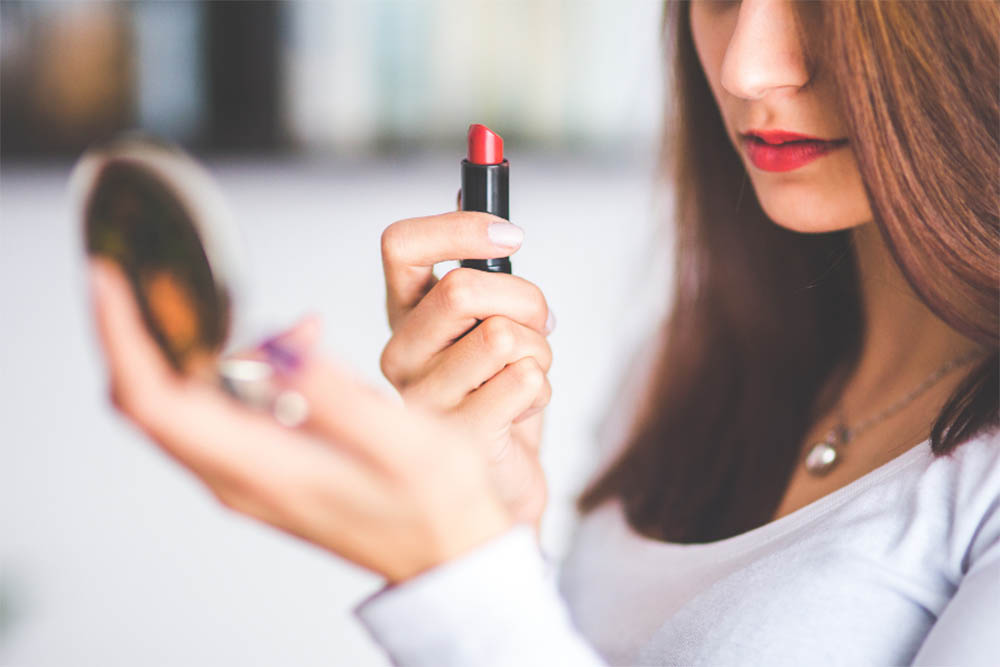 Is Putting Lipstick On Your Cheeks Bad?