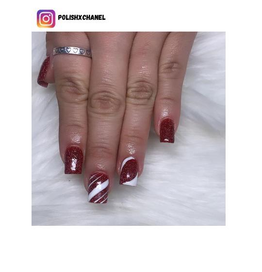 candy cane nail designs