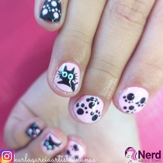 50+ Cute Kitty Cat Nail Art Designs and Ideas to Try for 2024 - Nerd ...