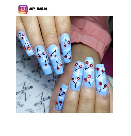 cherry nail design