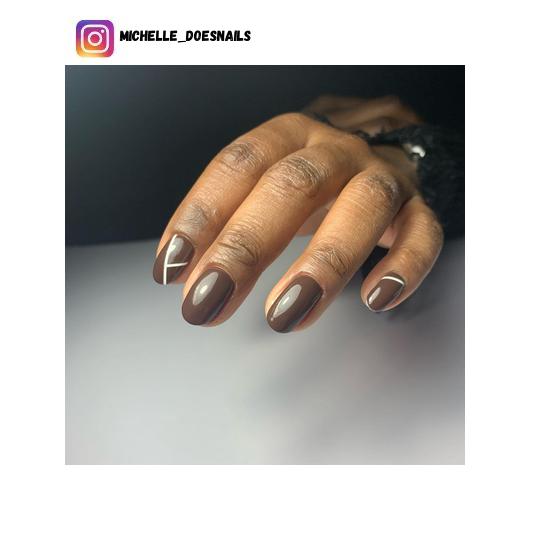 minimalist line nail design ideas