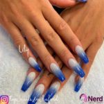 40+ Royal Blue Ombre Nails for Inspiration in 2023