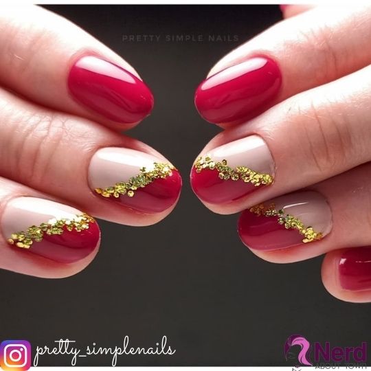 short red acrylic nails
