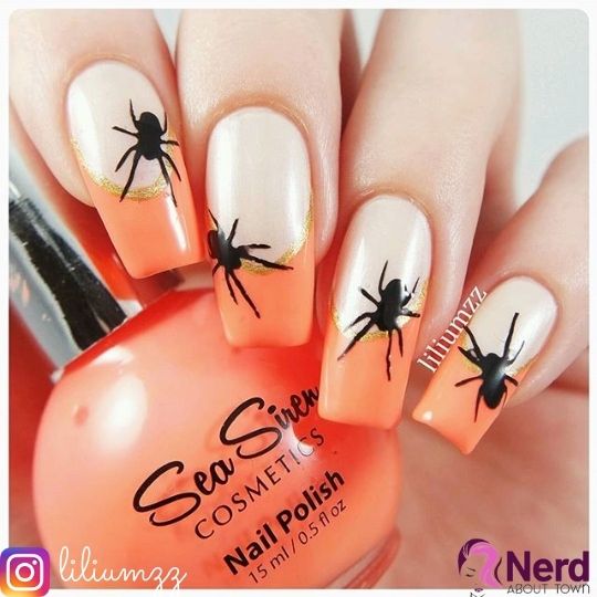 spider french tips