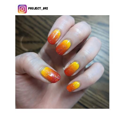 sunset nail designs