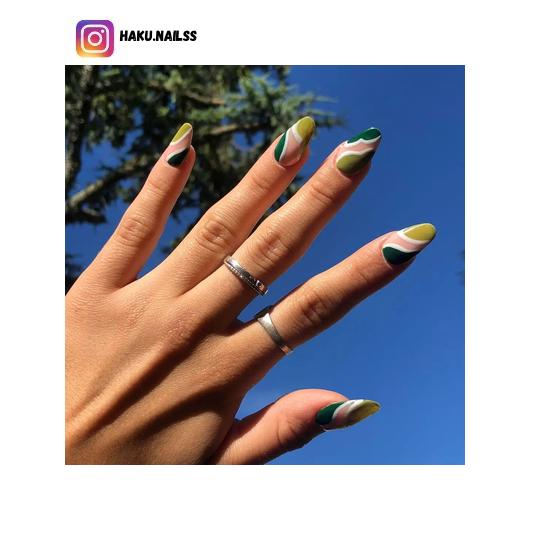 swirl nail design ideas