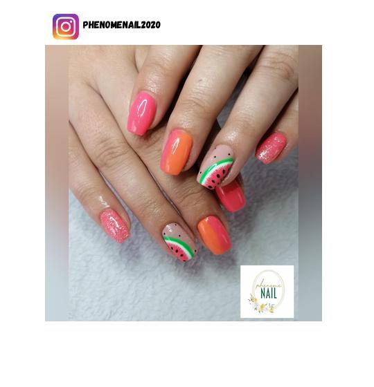 watermelon nail design ideas