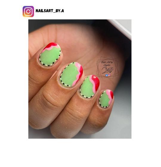 watermelon nail designs