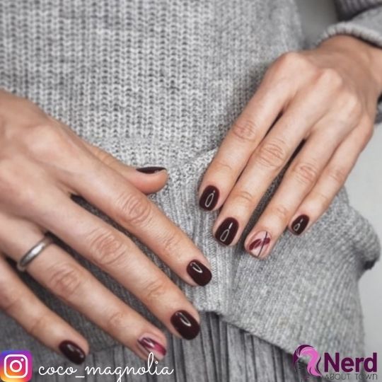 wine style nails