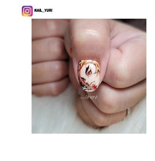 anime nail polish design