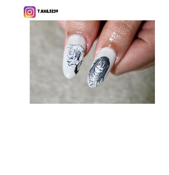 anime nail design