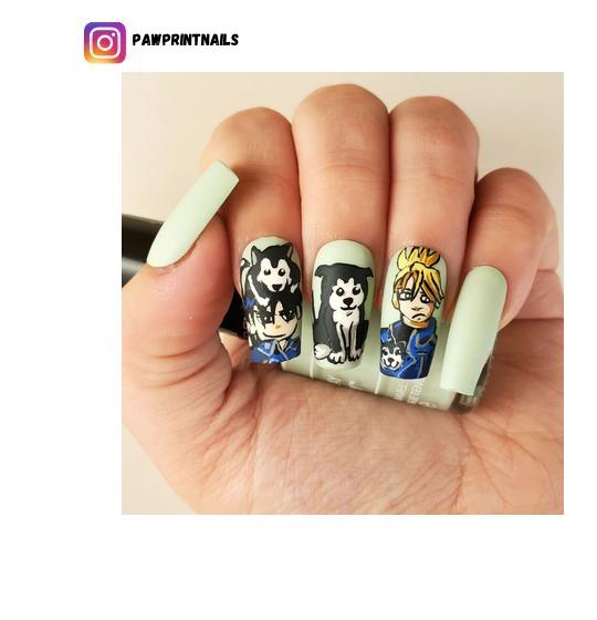 anime nail design ideas
