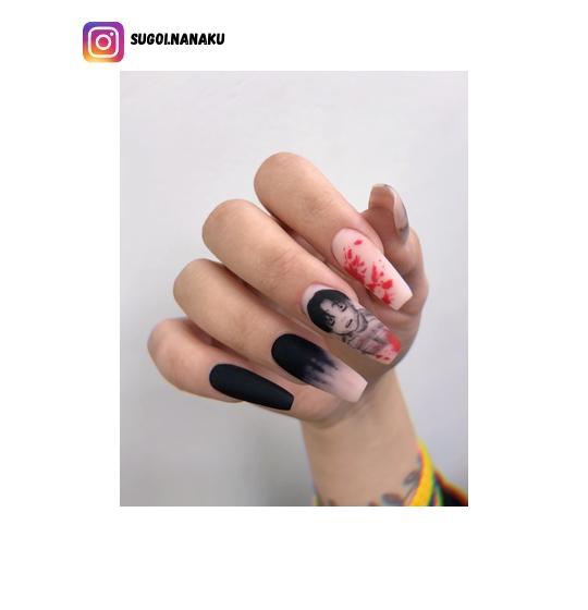 Demon Slayer Cosplay Kimetsu no Yaiba Kamado Nezuko Pink Fake Nail  Artificial False Nails - Price history & Review | AliExpress Seller -  Coszone Cosplay Costume Store | Alitools.io