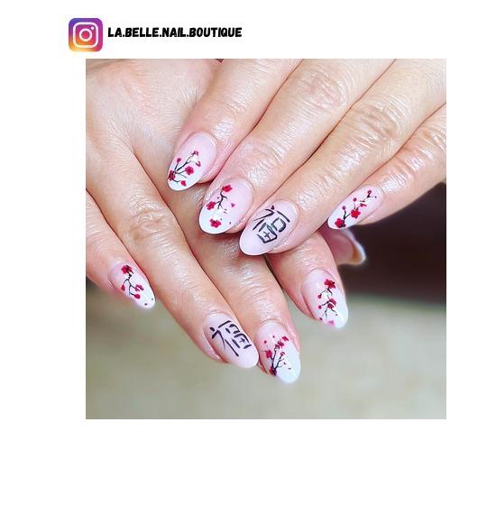 cherry blossom nail designs