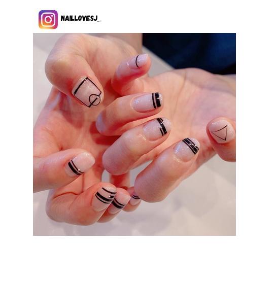 korean minimalist nail design