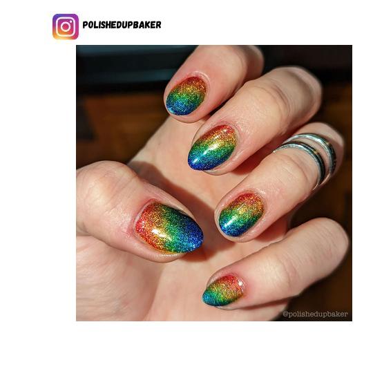 pride nail design