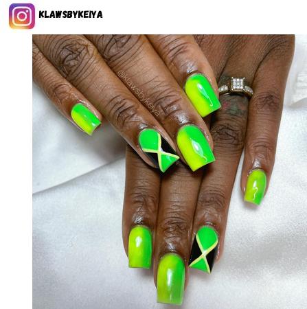 Jamaican nail designs
