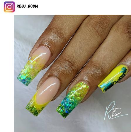Jamaican nail art