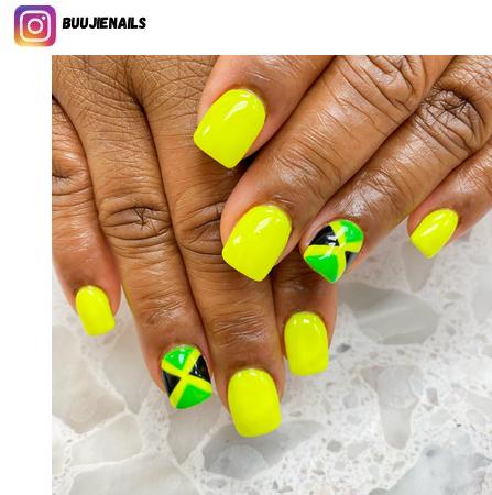 Jamaican nails