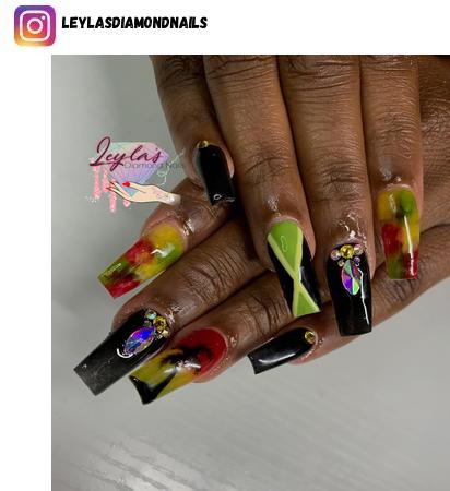 Jamaican nail design ideas