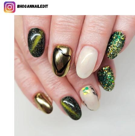 St Patrick's Day nail designs