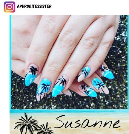 beach nail design ideas