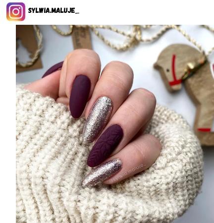 20 Classy Maroon Matte Nails You Must See – NailDesignCode