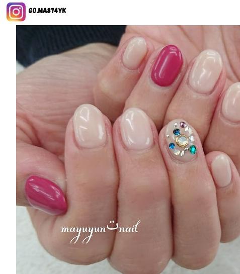 casual nail polish design