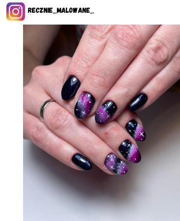 galaxy nail designs