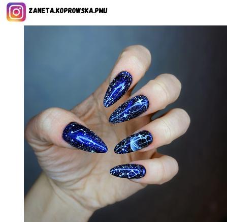 galaxy nail design