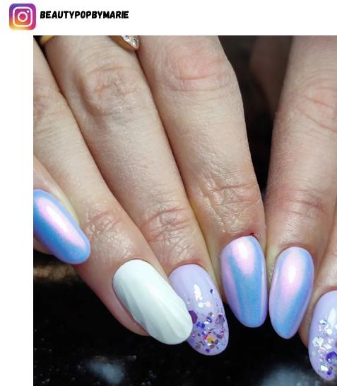 mermaid nail polish design