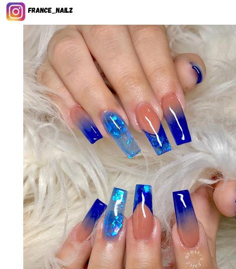 navy blue nail design ideas