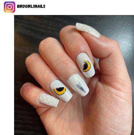 owl nail art
