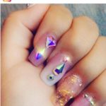 30+ Pink Nails with Diamonds Designs