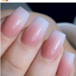 34+ Short Pink and White Nail Designs for 2023