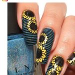 55+ Sunflower Nail Art and Designs for 2023