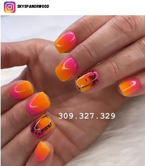 summer ombre nail designs