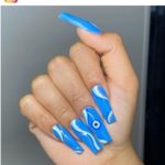 The 48 Best Acrylic Blue Nail Designs for 2023