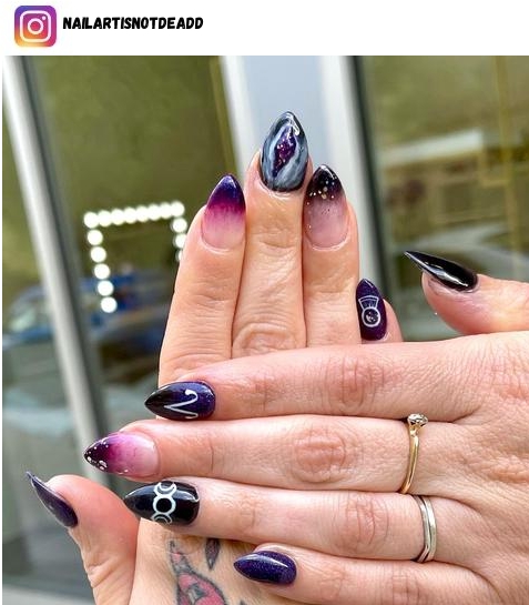 astrology nail designs