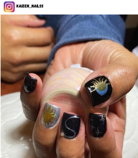 astrology nail designs