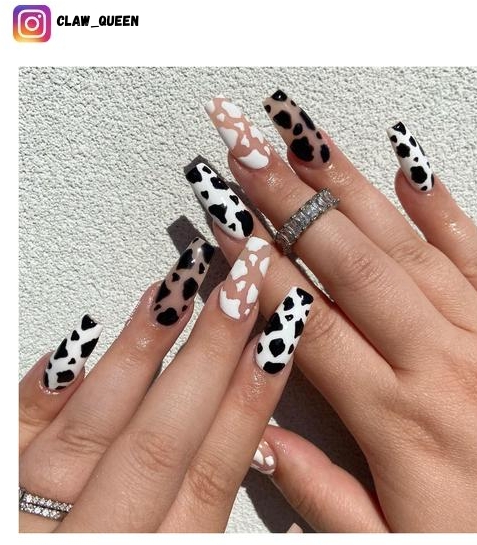 black and white nail design ideas