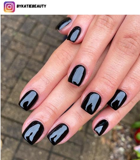 black square nails