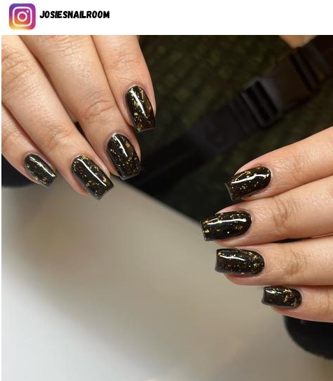 black square nail designs