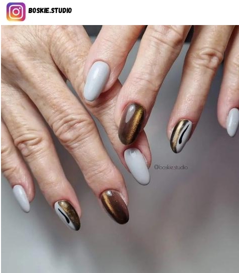 brown nail design ideas