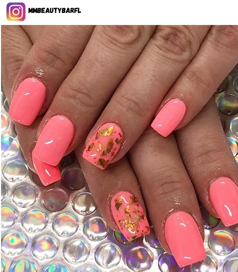 bright summer nail polish design