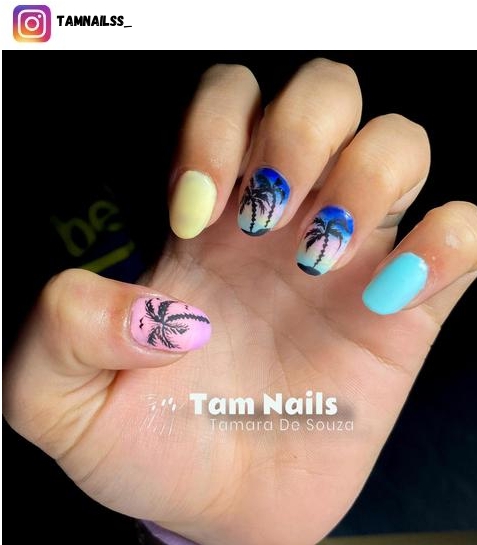 bright summer nail designs