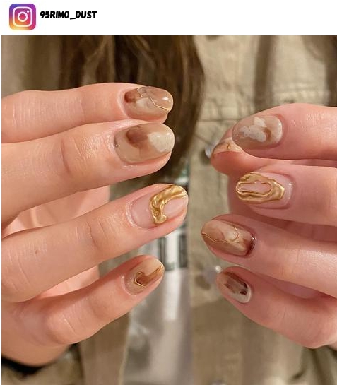 clear nail polish design