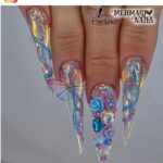 clear nail art