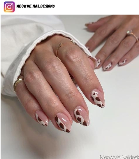cow nail design
