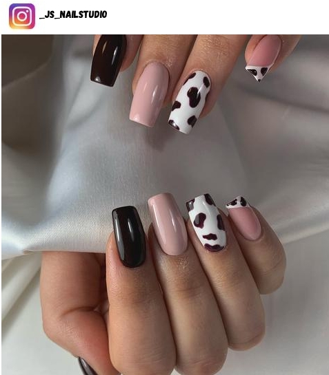 cow nail designs